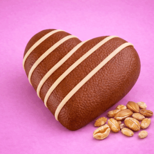 Cereali - Cuore di Cioccolato al Latte ripieno alla Nocciola con Riso Soffiato Croccante - 350g